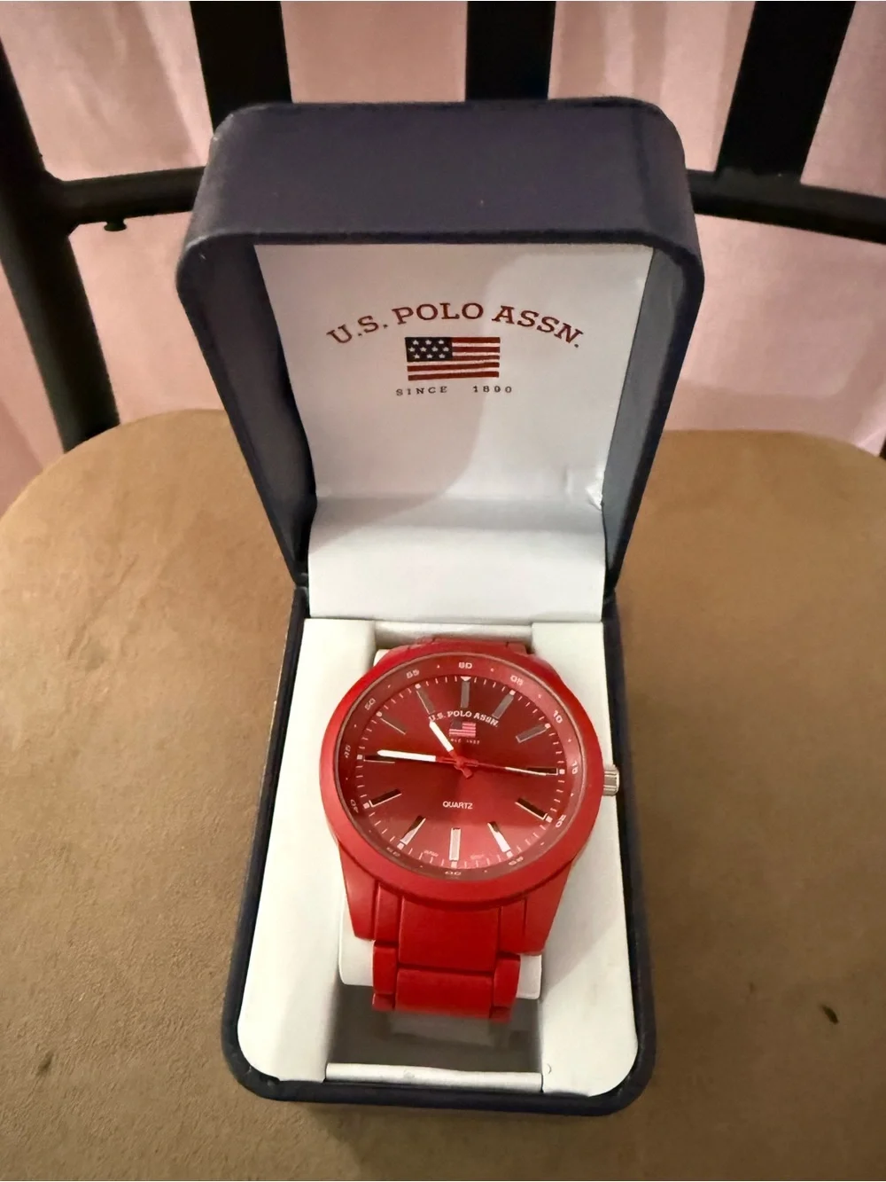 U.S. Polo Assn. Red Watch – Like New